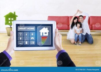 Digital Tablet with App of Smart Home Controller Stock Photo - Image of ...